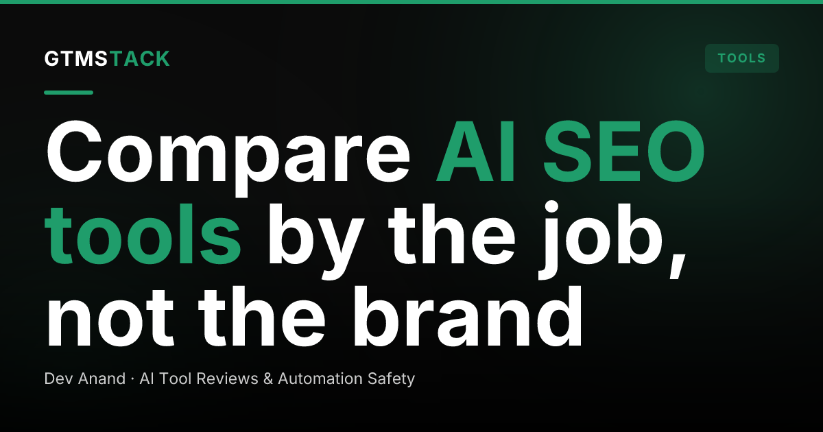 AI SEO Tools Compared for 2026